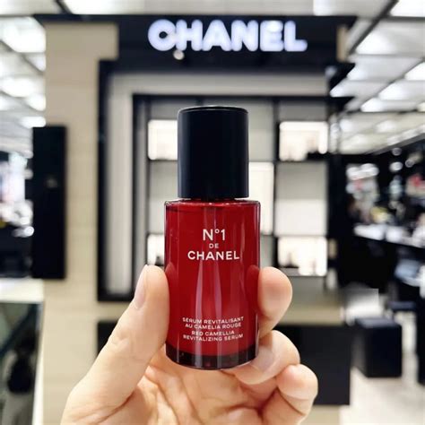 chanel red camelia|Chanel serum revitalisant.